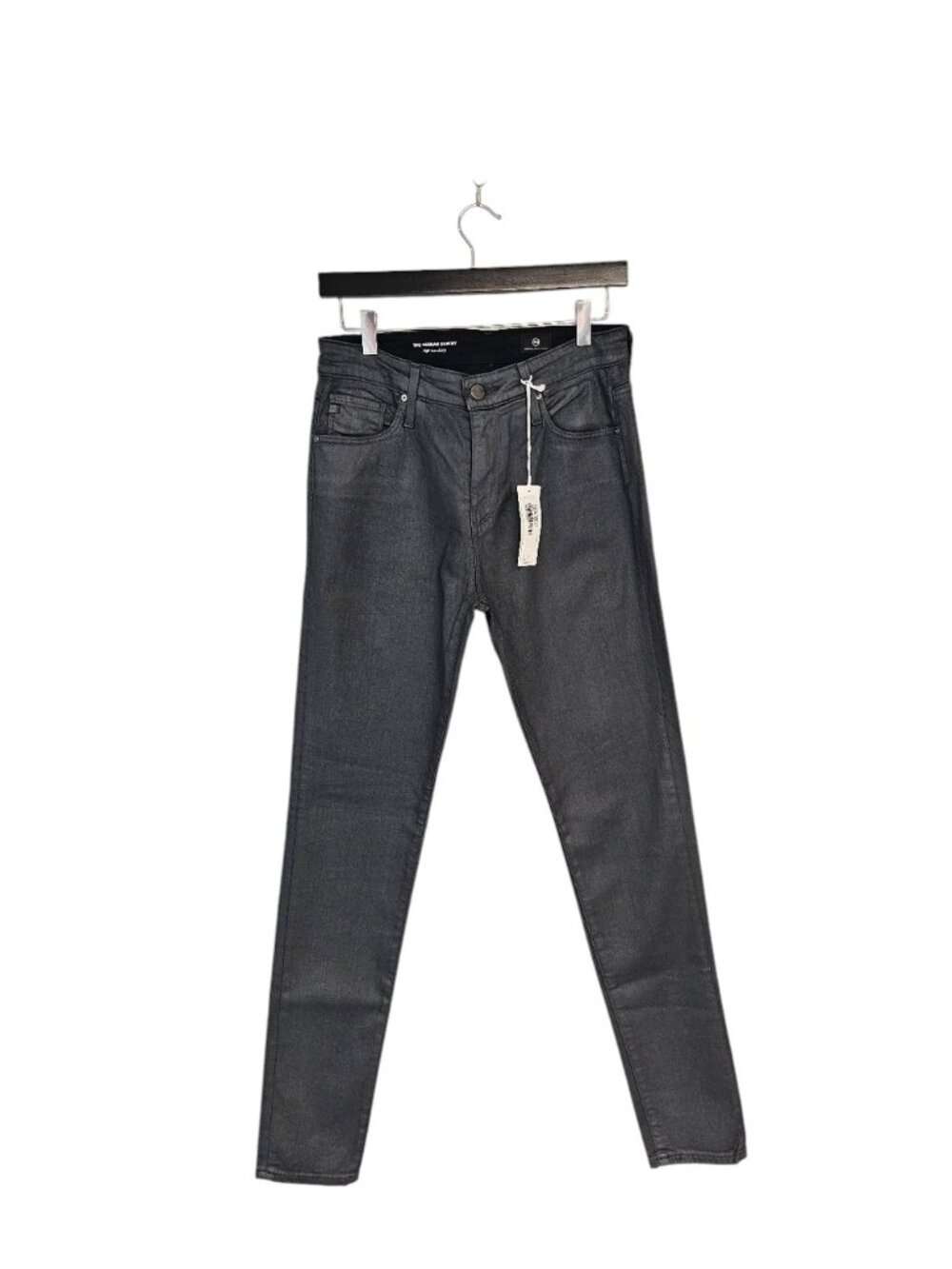 Ag Adriano Goldschmied The Farrah High Rise‎ Skinny Gray Jeans 27 NWT